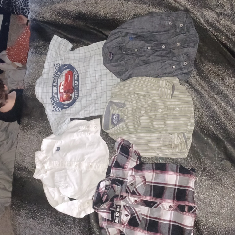 18-24m boy dress shirts h&m,dickes,wrangler,oldnavy,champs